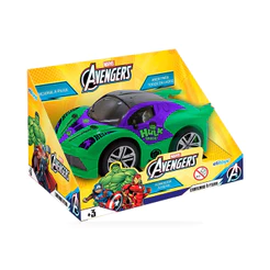 Carrinho de Brinquedo Bate e Volta 360 com Luz e Som Avengers Etitoys
