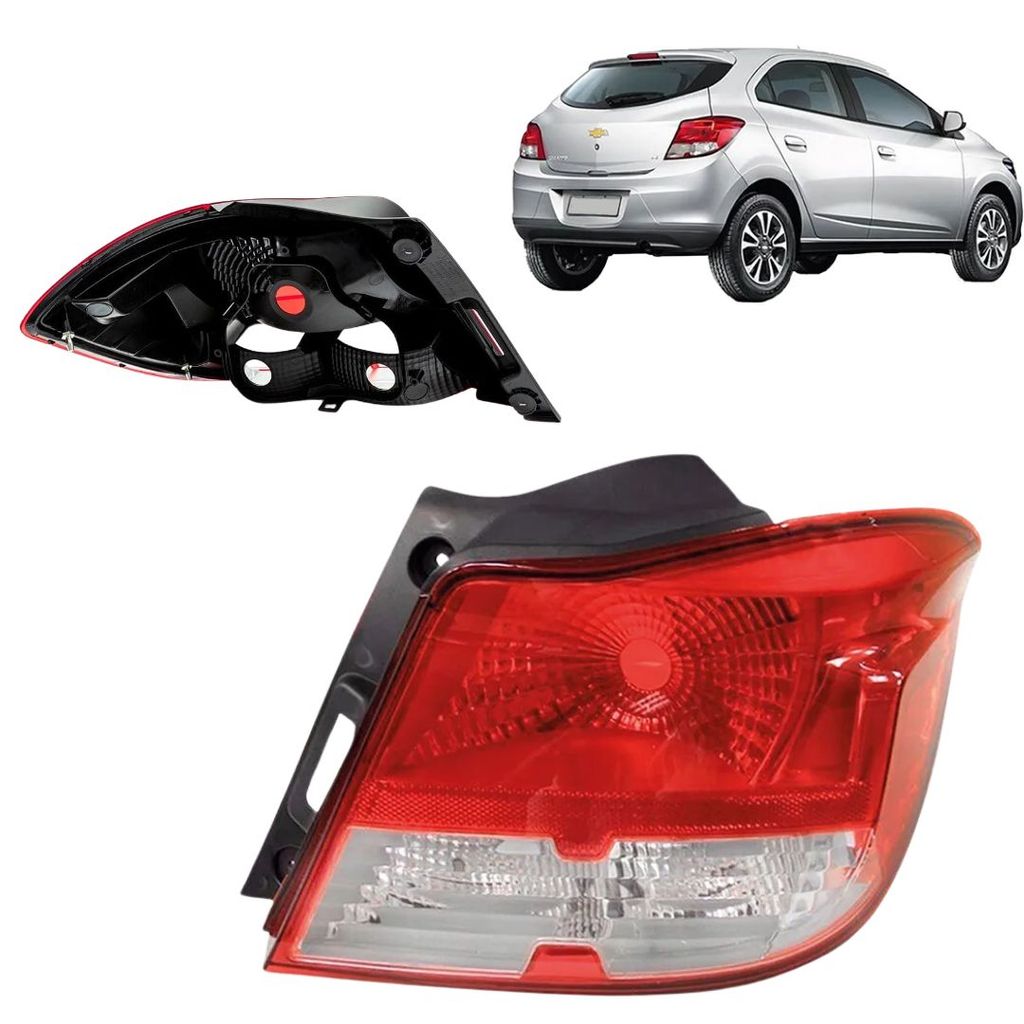 Lanterna Onix 2012 a 2016 Cristal ou Fumê — imagem 2 de 2