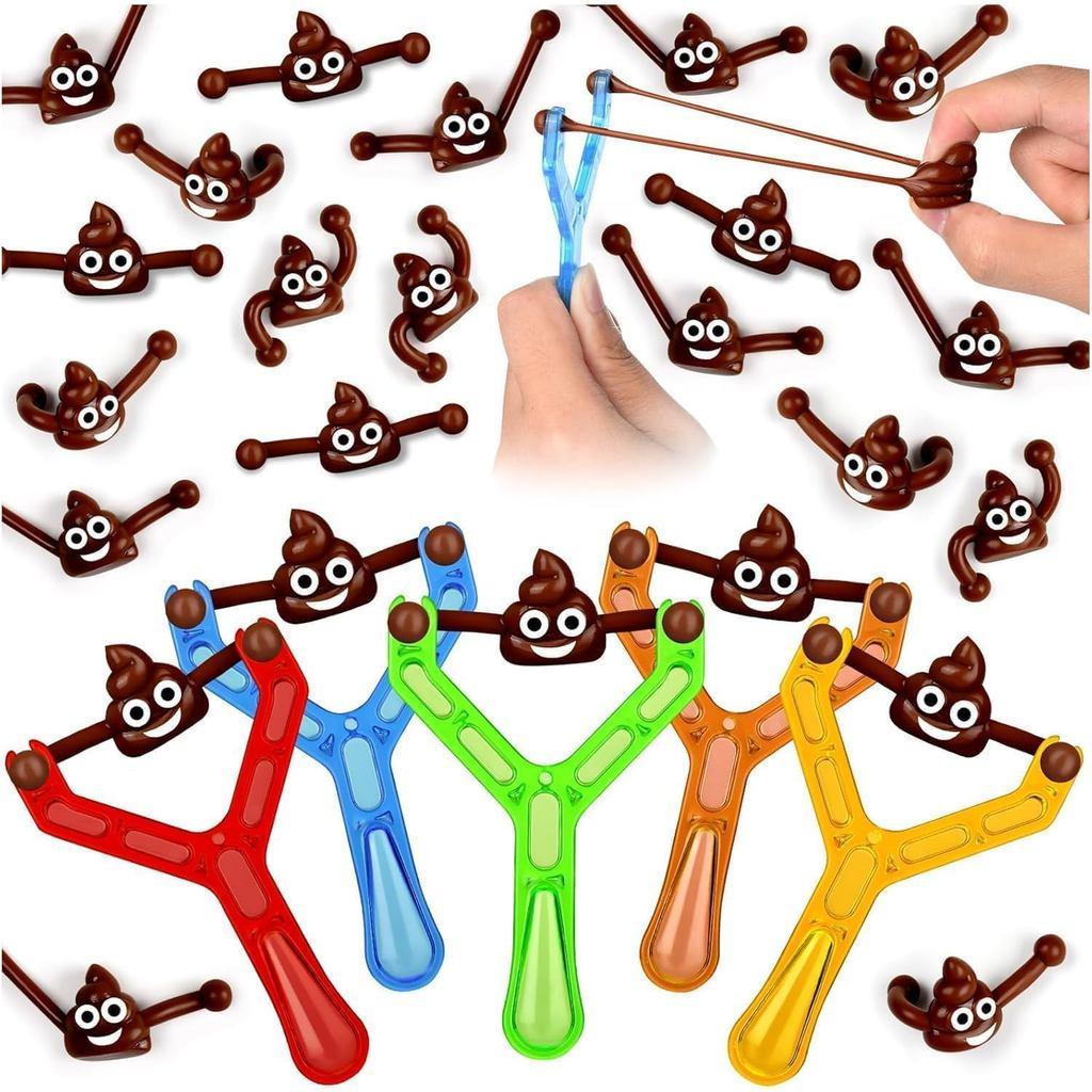32 unidades de divertidas bestas de borracha, brinquedos de lançamento com o dedo, brinquedos de piada elásticos e engra