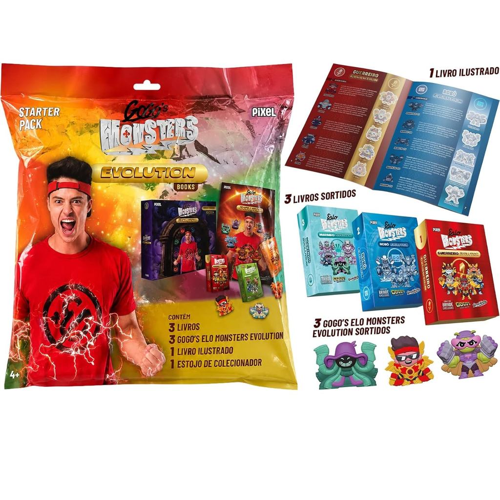 ELO MONSTERS EVOLUTION BOOKS ENALDINHO - STARTER PACK - PIXEL