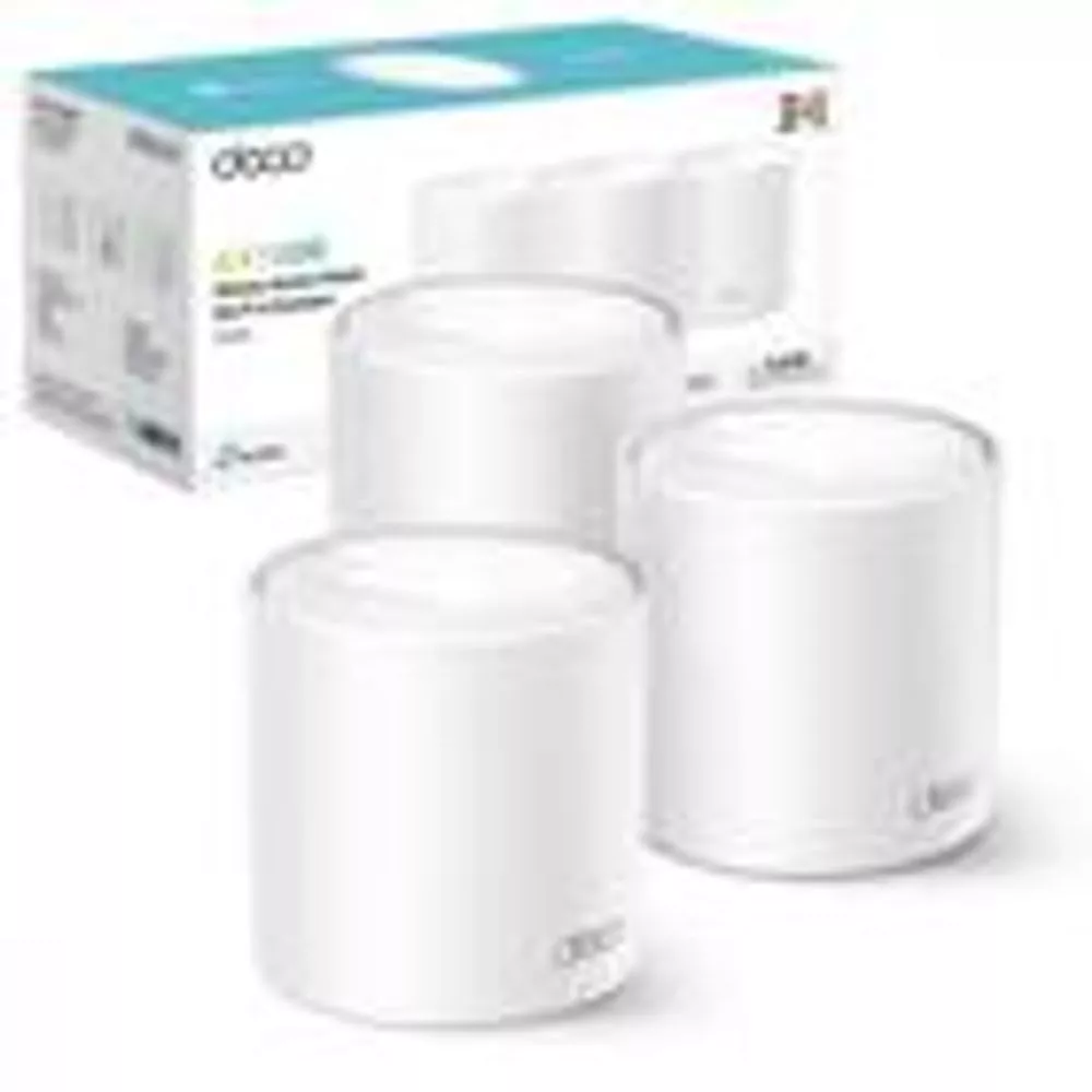 Roteadores TP-Link Deco X10 Wi-Fi 6 Archer AX1500 Gigabit Dual Band Pack C/3