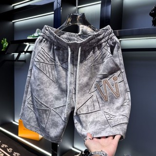 Cross-Border verão moda novo estilo americano shorts masculino Design solto tamanho grande esportes Casual shorts de cin