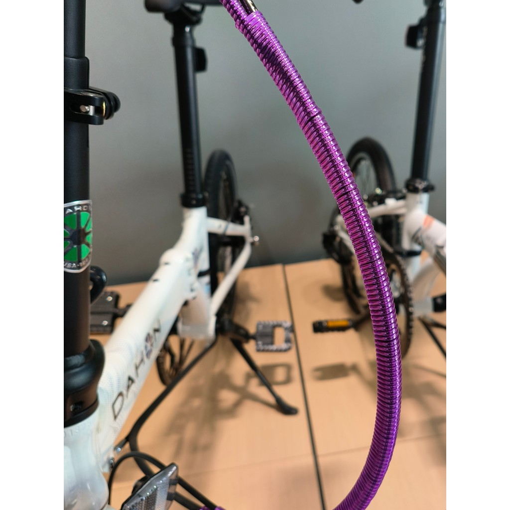 Correia de ligação para tubo de cabo de bicicleta P8, colete de mudança de freio, cinta dobrável, P10, combinação de cor