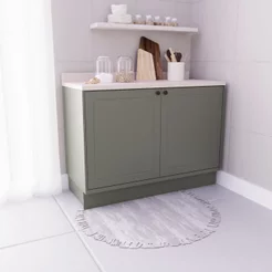 Balcão de Cozinha 2 Portas 100% MDF 120cm sem Tampo Sevilha Herval Verde/Hill Verde Hill
