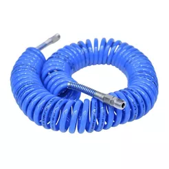 Mangueira para Ar Comprimido em PU Espiral Sanfonada 3,5 Metros Hidraflux - EPUT 4535-AZ