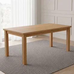 Mesa de Jantar Retangular 8 Lugares 220cm 100% Madeira Maciça Argos Espresso Móveis Marrom/Nogueir 220