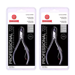 Kit Alicate De Cutícula Mundial Inox Profissional 722 - 2 Unidades