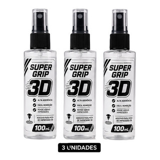 Adesivo Cola para Impressora 3D Alta Fixação PLA PETG ABS Mesas Pretas Lisas e Texturizadas Tradicional - 3 un.
