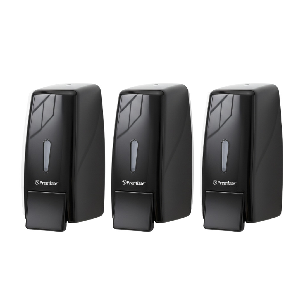 3 Dispenser Sabão Líquido Álcool Gel Suporte de Parede Saboneteira Porta Sabão Reservatório 800ml hospital shopping loja