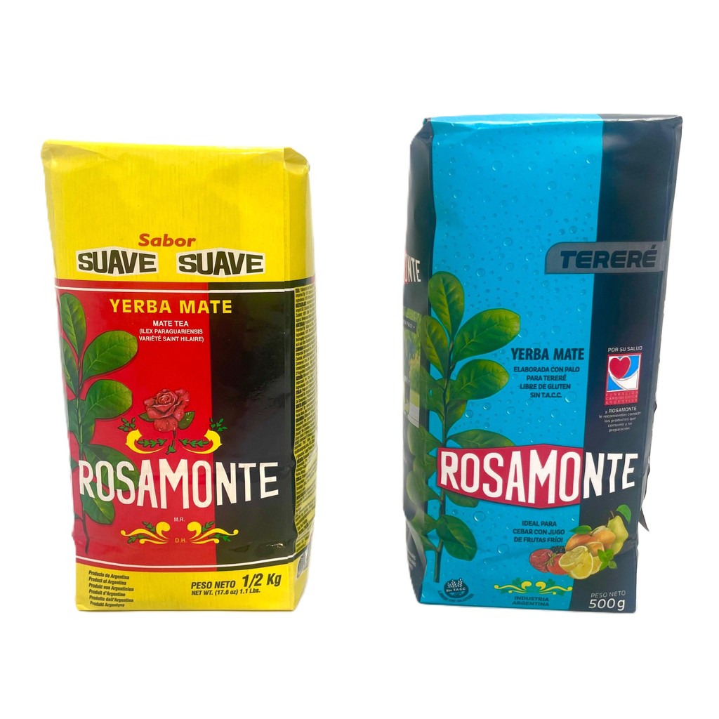 Kit 2 Erva Mate Rosamonte(Suave e Tereré 500g)