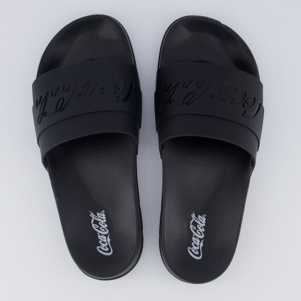 Chinelo Coca Cola Injetado Slide Elevate Preto em Oferta na Shopee