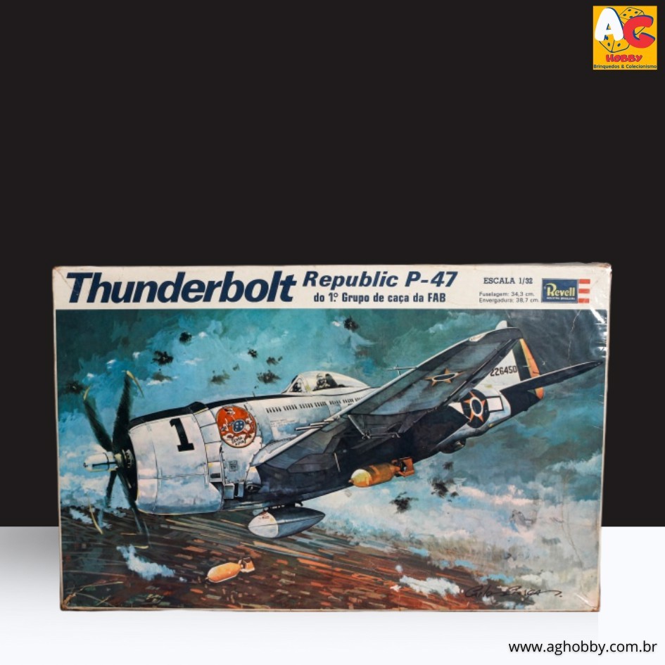 Revell - Thunderbolt Republic P-47 / 1° Grupo de Caça da FAB (1978)