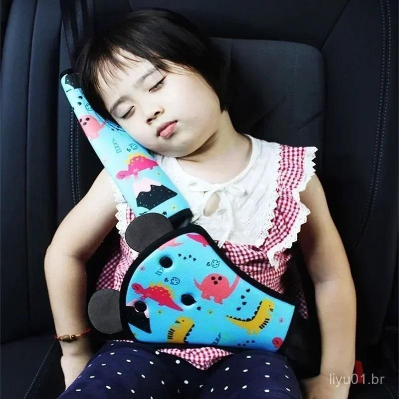 Cinto de Segurança Infantil Kit de Ajuste Interno para Carro Limitador de Pescoço Anti Estrangulamento para Crianças