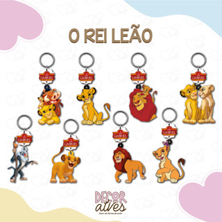 O Rei Leão - Chaveiro Personalizado MDF brilhoso Lembrancinha infantil em Oferta na Shopee
