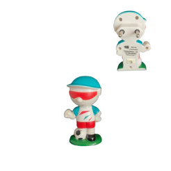 Mini Abajur Infantil Luz noturna Futebol Jogador Bivolt - DNI6148