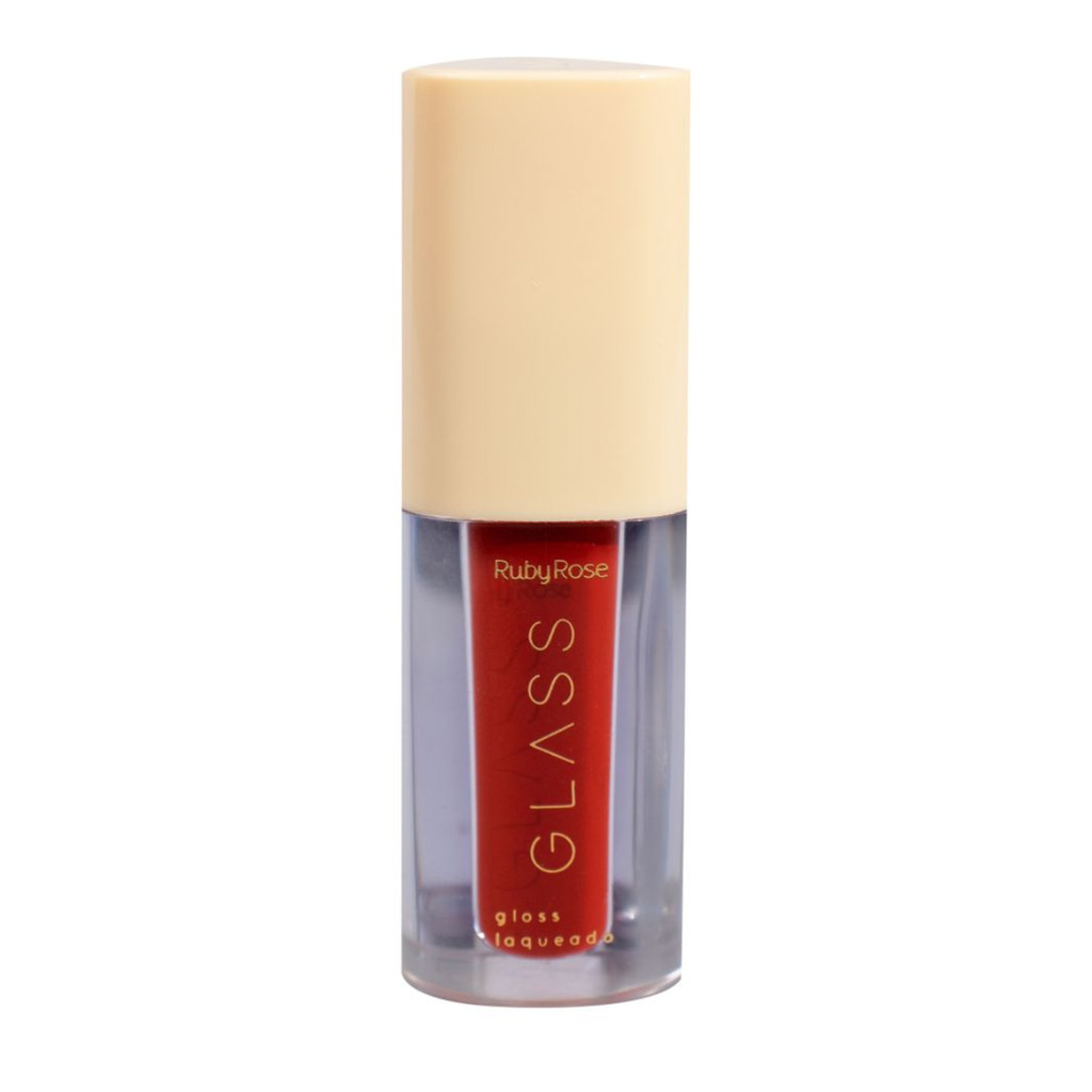 GLOSS LABIAL BG04 GLASS LAQUEADO RUBY ROSE 3ML