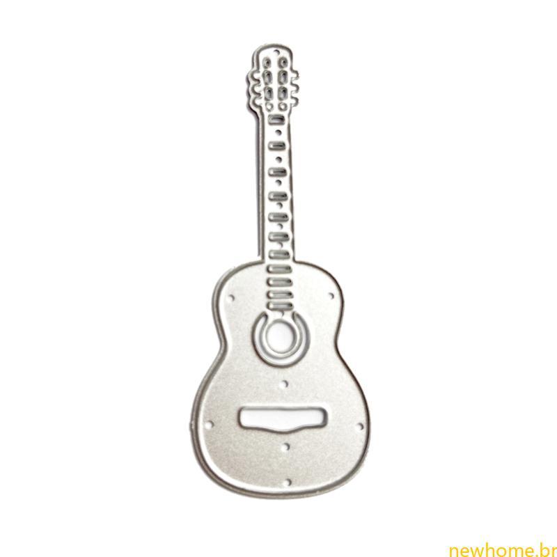 Nova Forma Guitarra Corte Aço Carbono Cortado Scrapbooking Modelos Gravação Para Cartão Fazendo Packagi