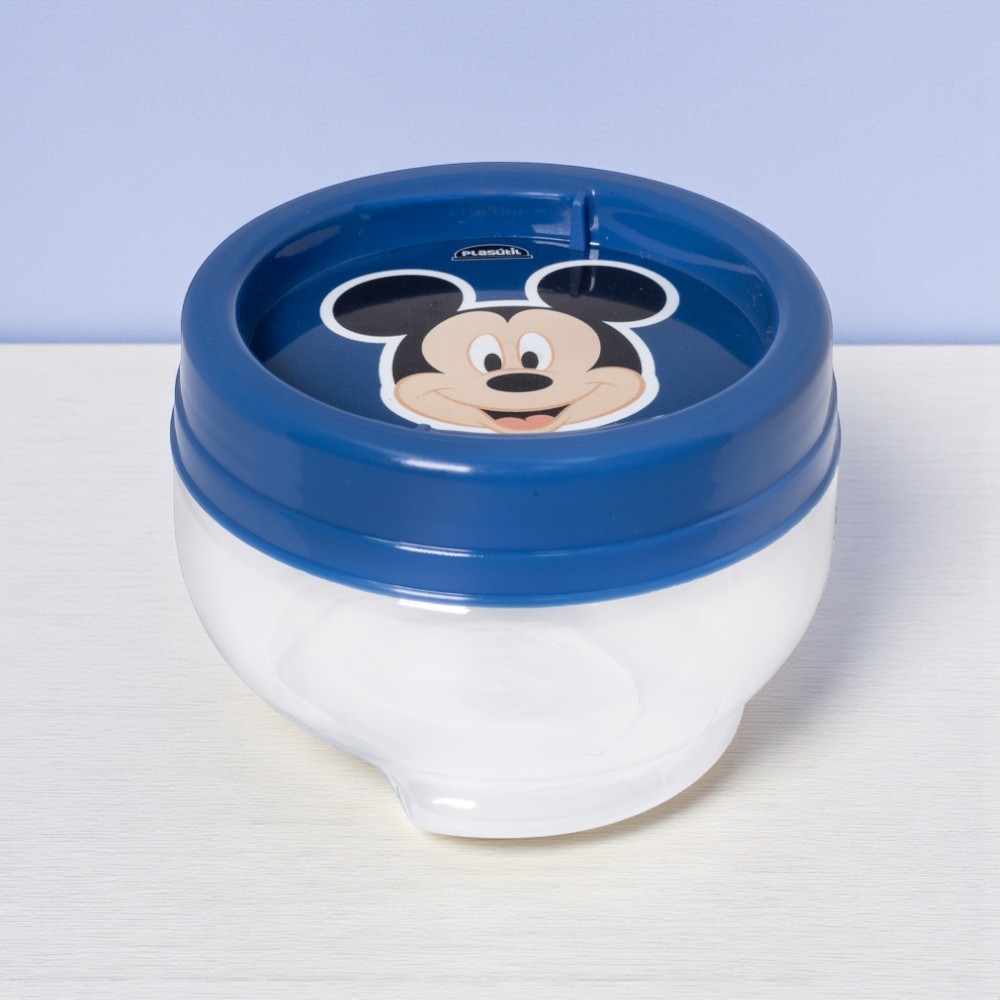 Porta Condimentos de Rosca Mickey Azul - 155ml - 5x7cm - 1 unidade - Disney Original - Rizzo em Oferta na Shopee