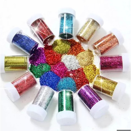 Pote de Glitter Fino Importado - Cores Sortidas