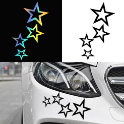 Estrelas Adesivo De Carro Vinil Decalque Do Adesivos À Prova Dwaterproof Água no Caminhão Pára-Choques Janela Traseira S