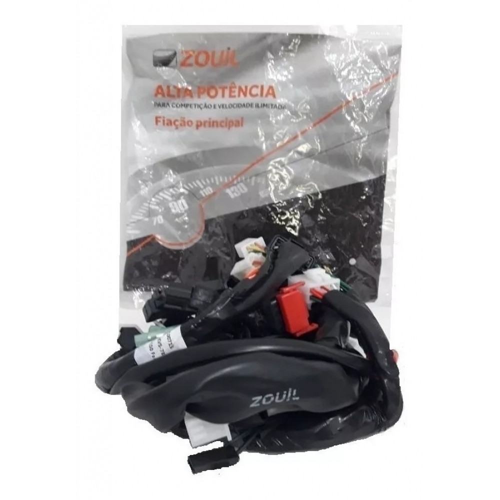 Chicote Elétrico Fiação Principal Moto Xtz 150 Crosser S Z Com Abs 2019 2020 2021 Zouil
