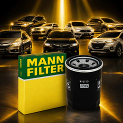 Filtro Oleo Motor Honda Civic Fit City CRV HRV Mann Filter W6110 Original