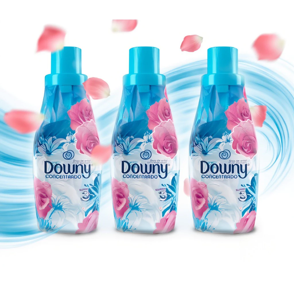 Amaciante de Roupas Downy Concentrado - Kit com 3 500ml ou 1 Frasco 1,5L Coisas de Casa Limpeza — imagem 1