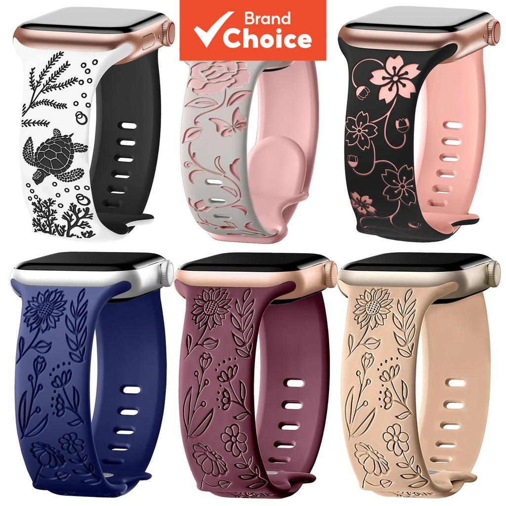 Pulseira Esportiva De Silicone , 6 Peças , Para Apple Watch Série 11 10 9 8 7 6 5 SE 3 2 iWatch Ultra/3/2/1 49mm 40 44 4