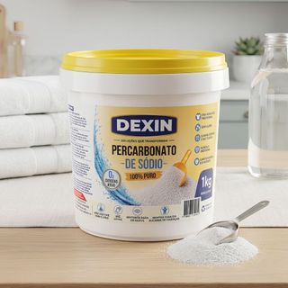 Percarbonato 100% Puro para Limpeza em Geral, Clareador de Roupas e Geral Com - 1 kg