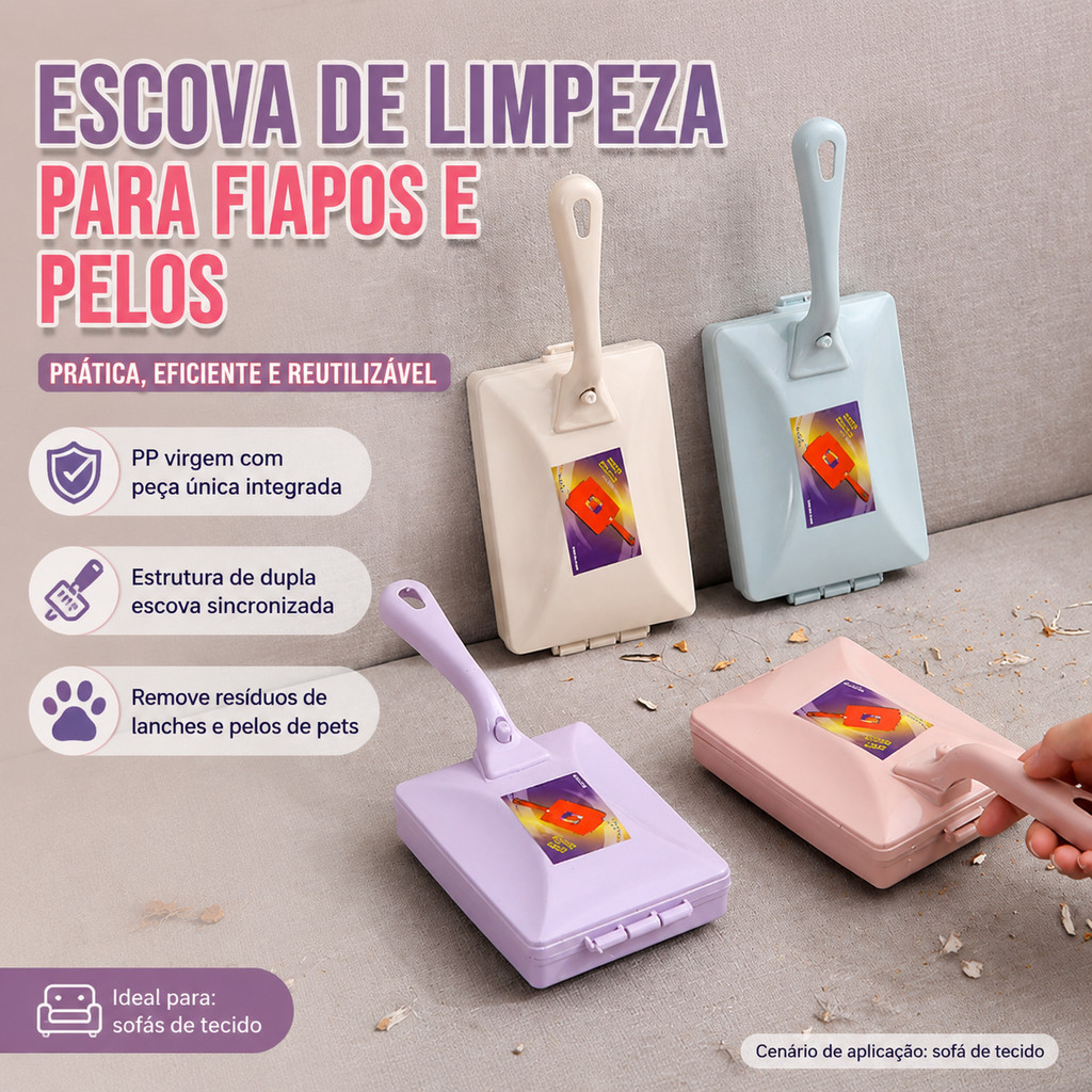 Papa Migalhas Escova Mágica Feiticeira Vassoura Bancadas Poltronas Tapetes Mesas Sofás Migalhas Pelos Carro Tecidos