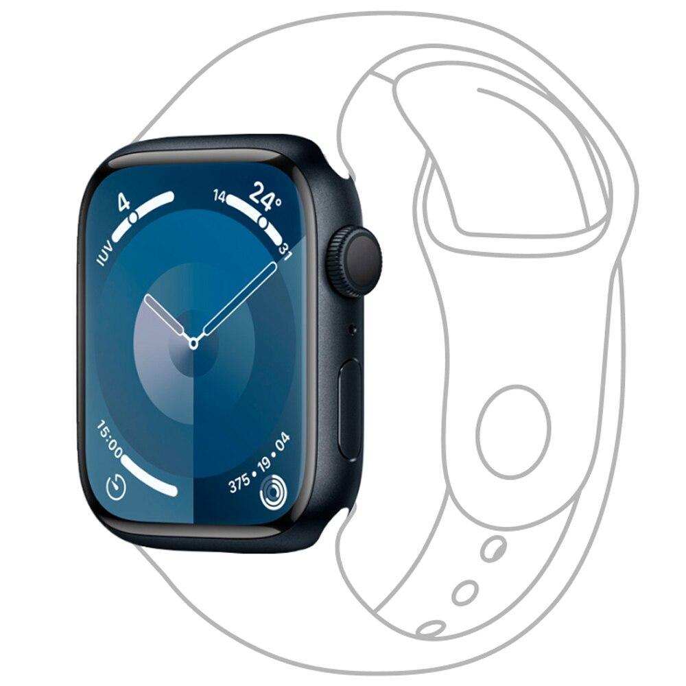(Usado) Apple Watch Series 9 GPS, 45 mm, Caixa meia-noite de Alumínio