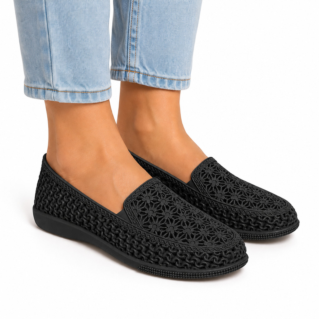 Sapato Feminino Furadinho Sapatilha Feminina Casual Confortável Antiderrapante Uso Diário Versátil Conforto Premium