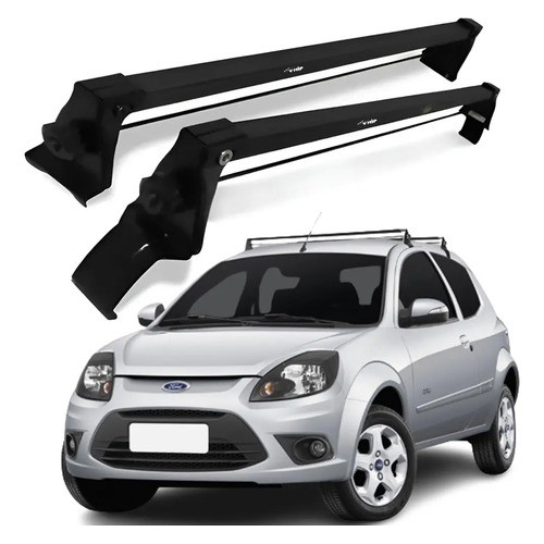 Rack Teto Bagageiro Suporte Ford Ka 2008 09 10 11 12 2013 P