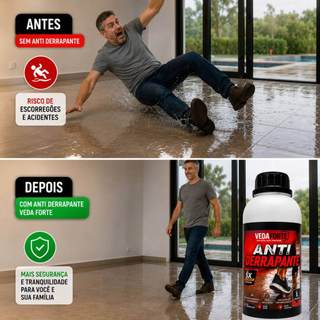 Antiderrapante para Pisos Veda Forte Proteção e Segurança 1 LitroAntiderrapante Para Porcelanato