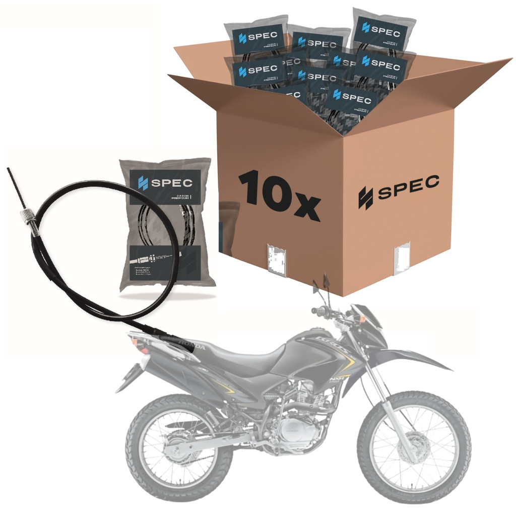 CABO VELOCIMETRO BROS 150 2006 A 2008 ESD NXR BROS 150 2009 A 2012 ES KIT 10 UND ATACADO