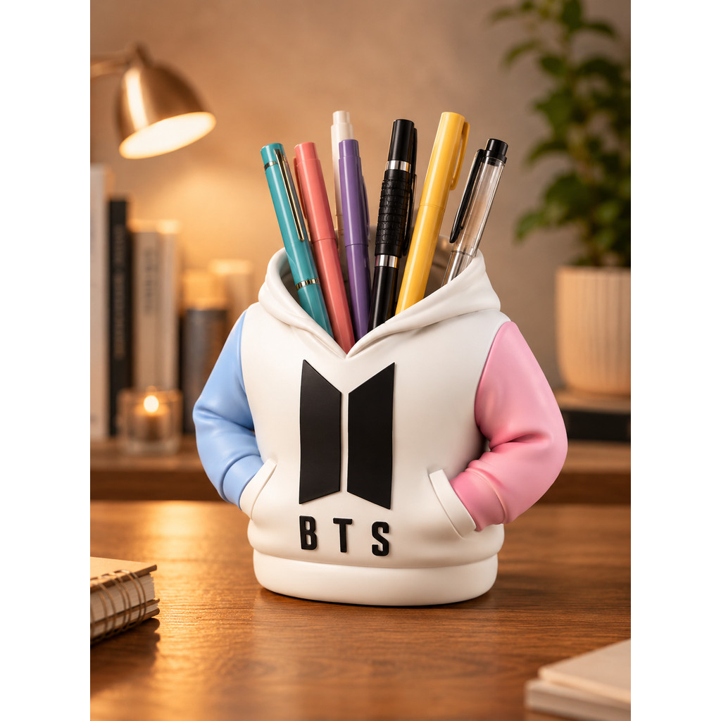 Porta-Canetas BTS Hoodie 3D