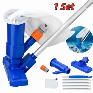 Limpador de piscina cabeça aspirador a vácuo jato portátil com escova de fundo para piscinas banheiros piscinas de lona