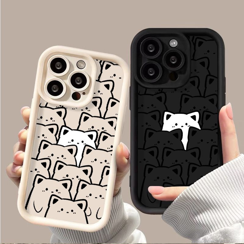 Casal Bonito Urso Caixa De Telefone Para Samsung Galaxy A56 A17 A15 A16 A36 A26 A55 A54 A35 A36 A53 A34 A23 5G Escudo Ma