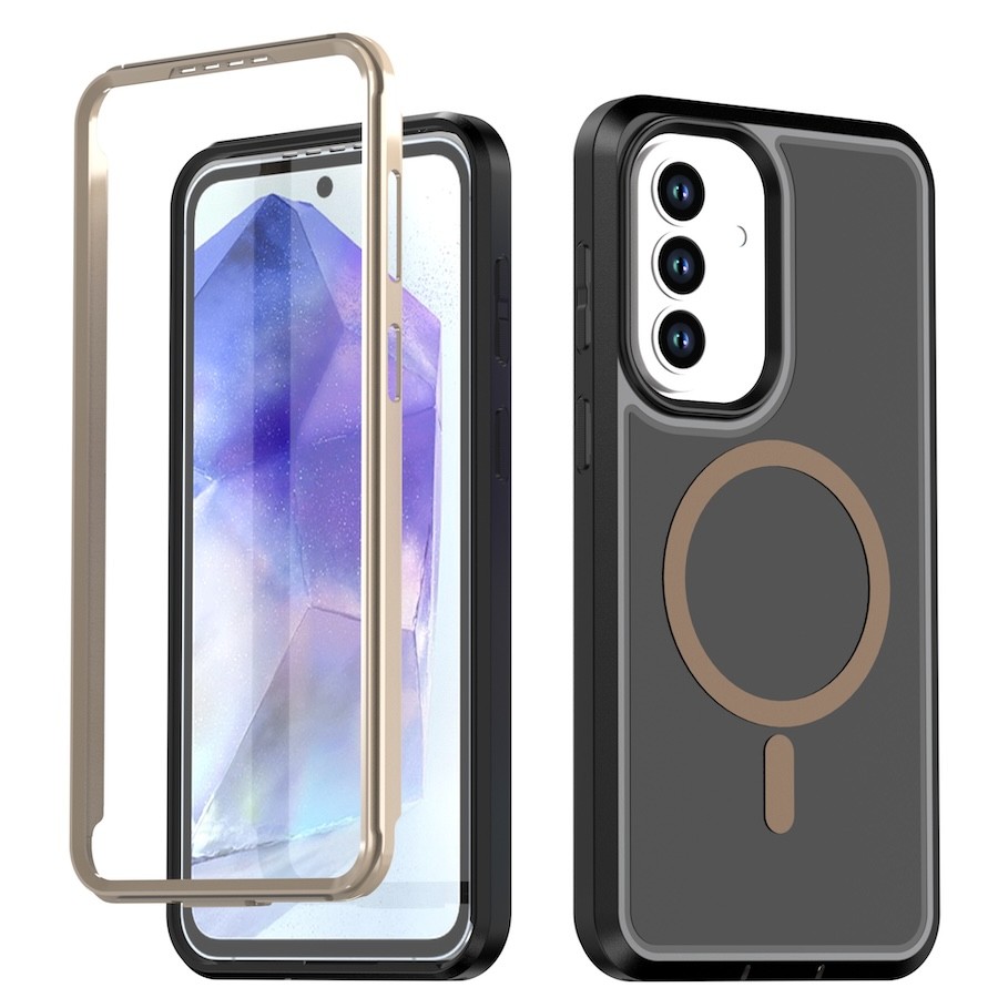 Armadura Híbrida 2 Em 1 PC + TPU Capa Magnética Para Samsung S25 S26 FE S26 Plus Ultra A17 A37 A57 A16 A26 A27 A36 A56 5