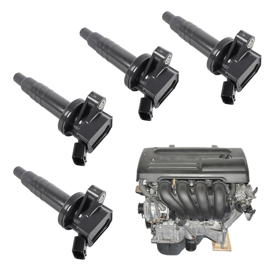 4 Bobinas Ignição Toyota Corolla 1.6 1.8 Fielder 1.8 90919-02239 Novo