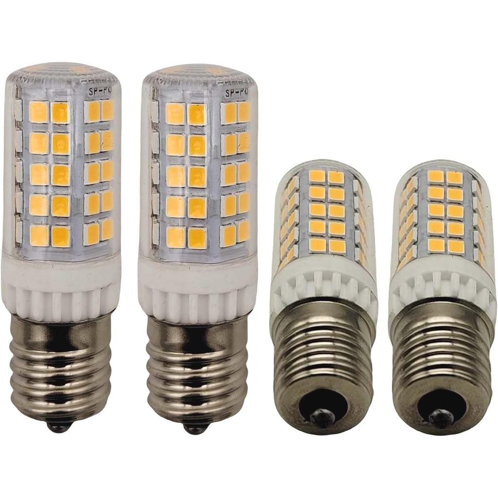 Lâmpada LED E17 para Micro-ondas, Equivalente a Lâmpada Incandescente de 60W, Luz Branca Quente para Eletrodomésticos, p