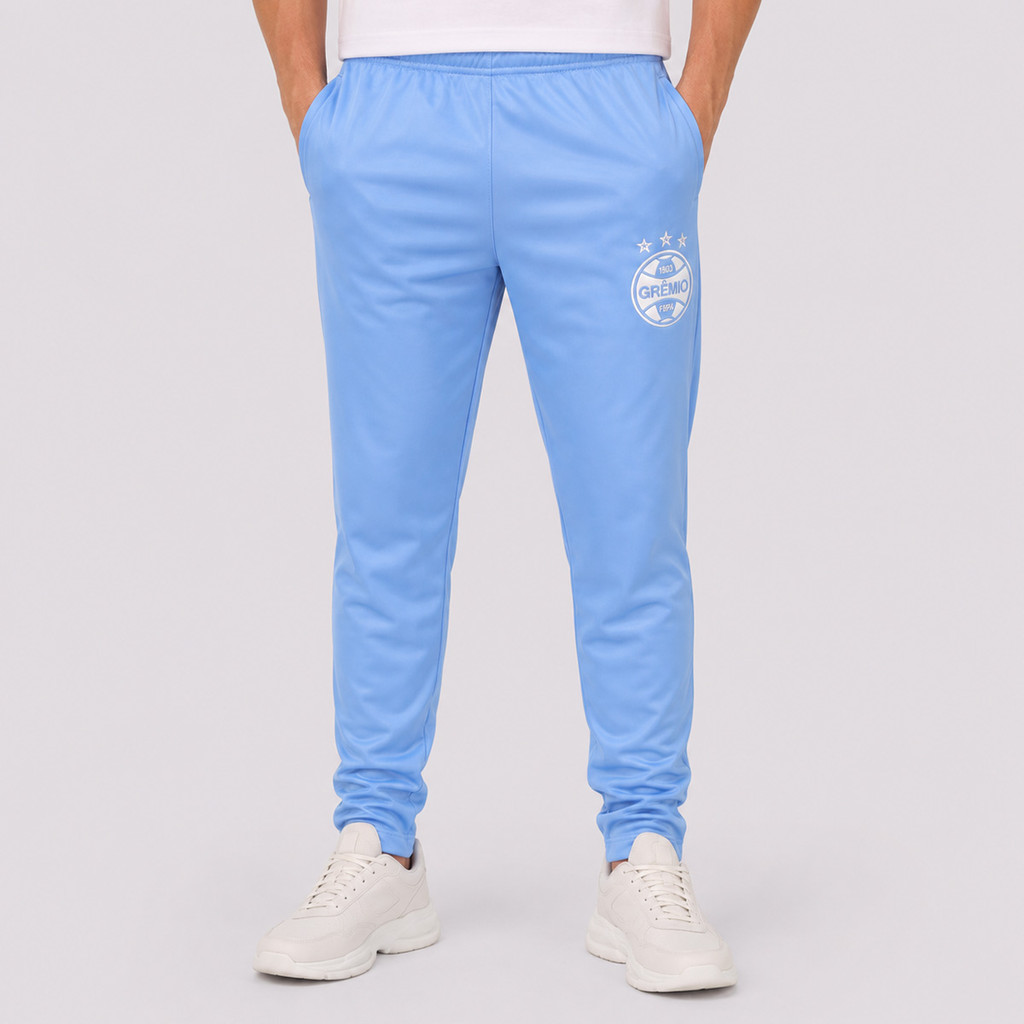 Calça Moletom Grêmio Slim Fit Azul