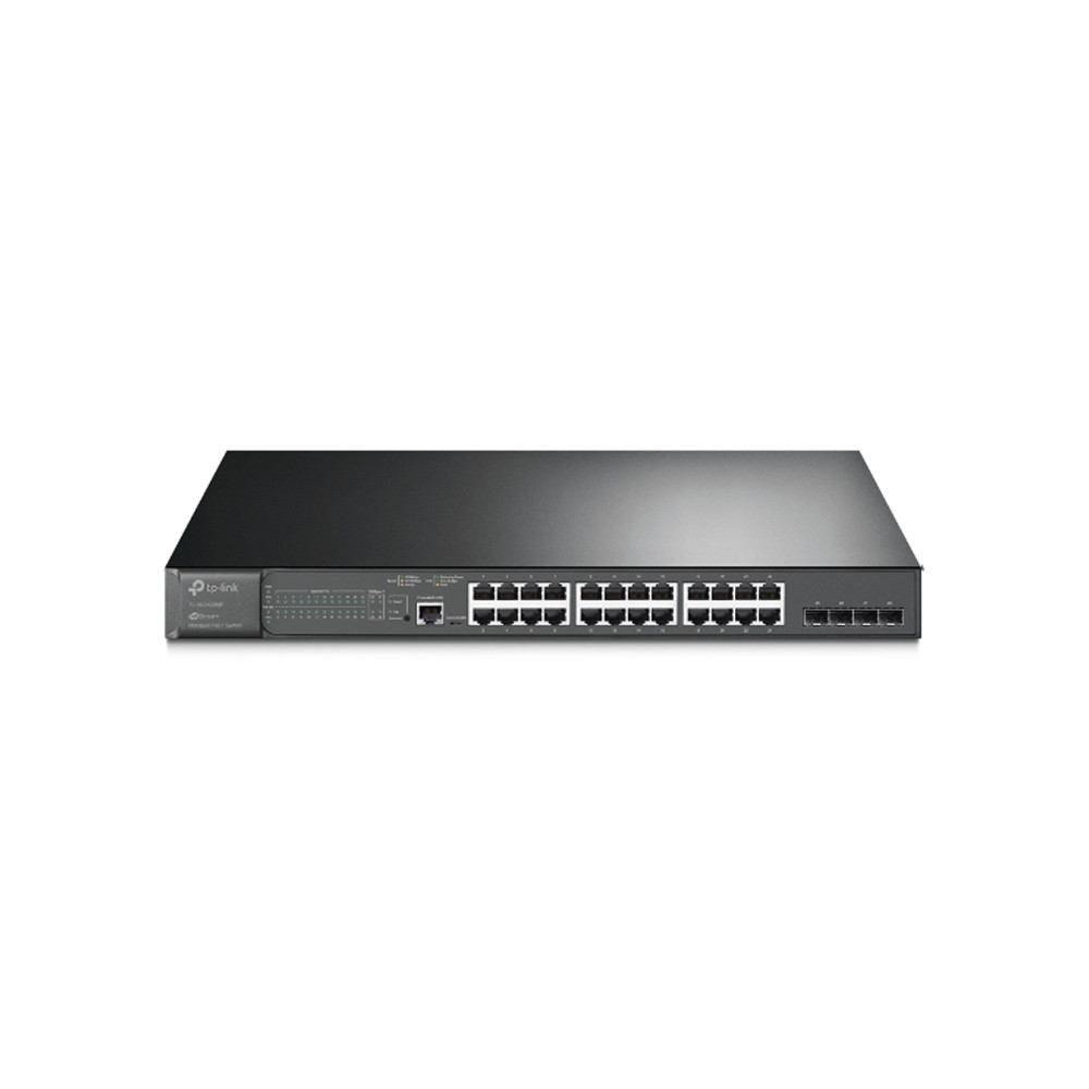Switch Tp-link Sg3428(br) - 24 Portas Gigabit - 4 Portas Sfp - Switch Gerenciável L2+ Managed