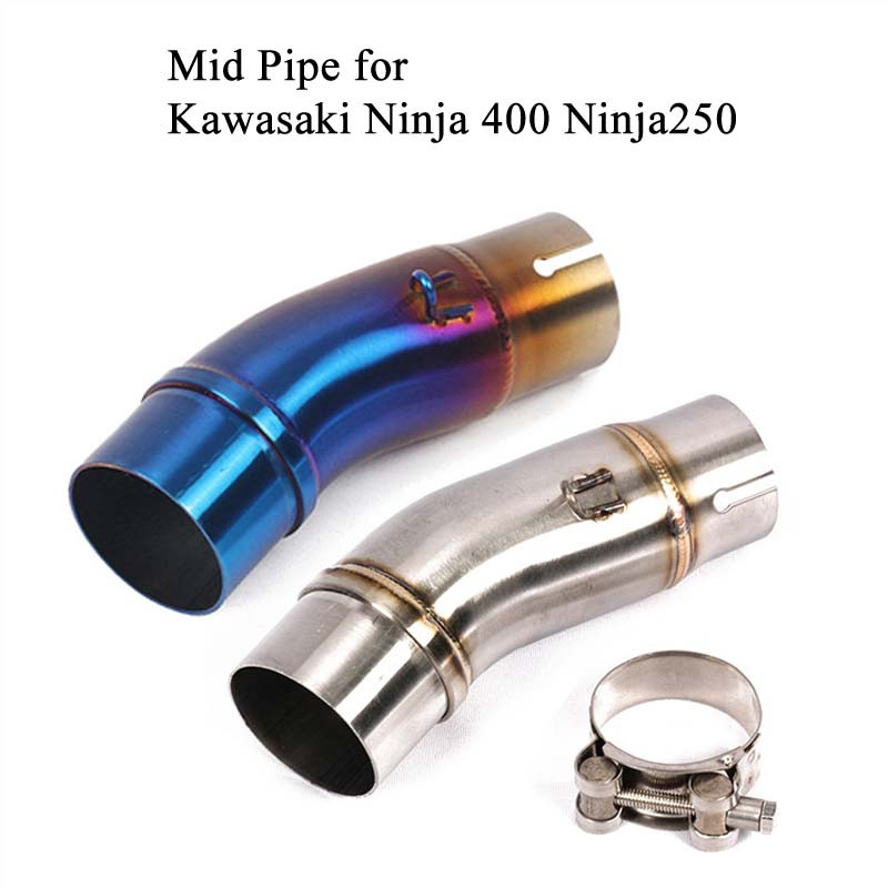 Tubo Antiderrapante Médio para Sistema de Escape NInja 400 250 Z400 9QZW