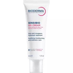 BIODERMA Creme Facial Ultra Calmante Anti-Vermelhidão Sensibio AR + 40ml Para Pele Sensível Hidratante Reativo