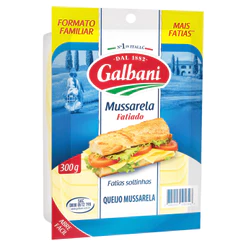 Galbani Queijo Mussarela Fatiado 300g