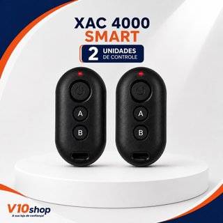 2 Controles Remoto Alarme Xac 4000 Smart Intelbras  Preto V10 SHOP