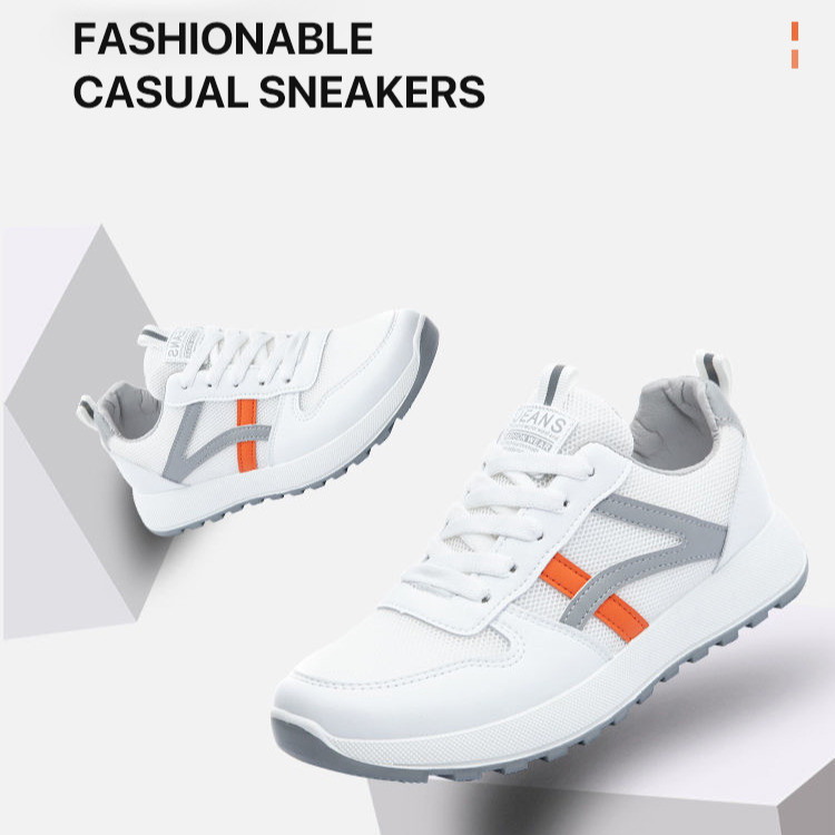 【Confortável e Respirável】Tênis feminino em mesh respirável: o calçado casual e esportivo perfeito para a primavera e o