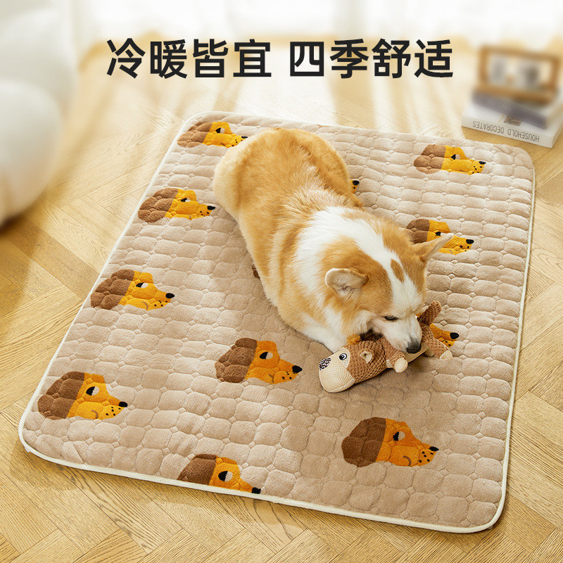 Cobertor para animais de estimação para cães e gatos, colchão de dormir, tapete de ninho, lã Coral, tapete para animais