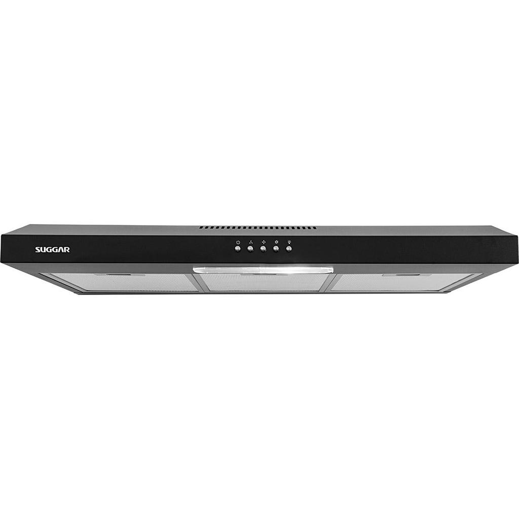 Depurador Slim 80cm Preto Suggar - Silencioso e Eficiente